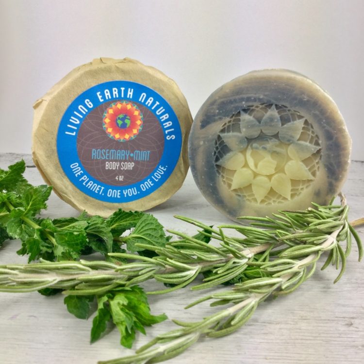 Rosemary-Mint Body Soap | Living Earth Naturals
